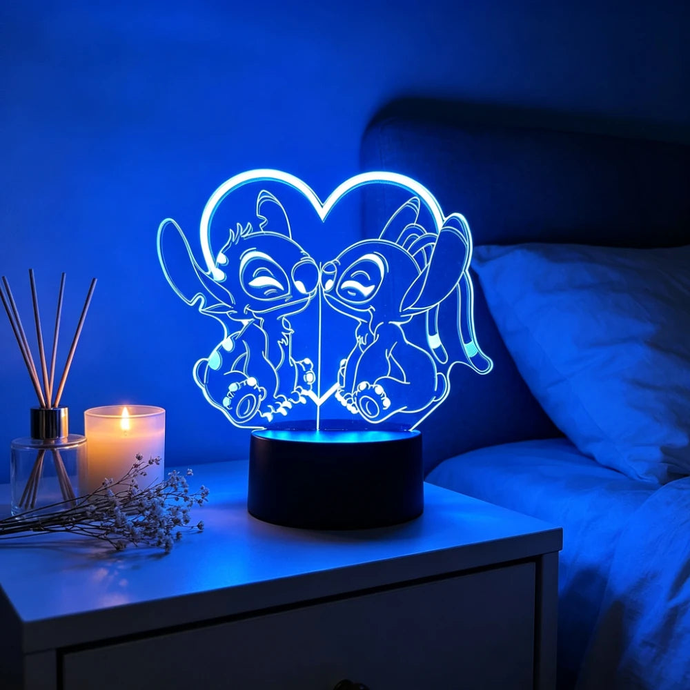 3D Illusion Stitch LED Night Light – 7/16 Color Touch