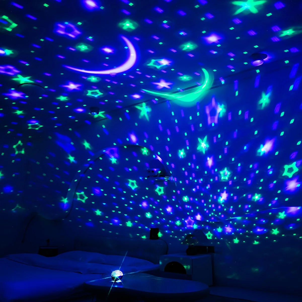 LED Starry Sky Night Light Projector – RGB USB Galaxy Lamp