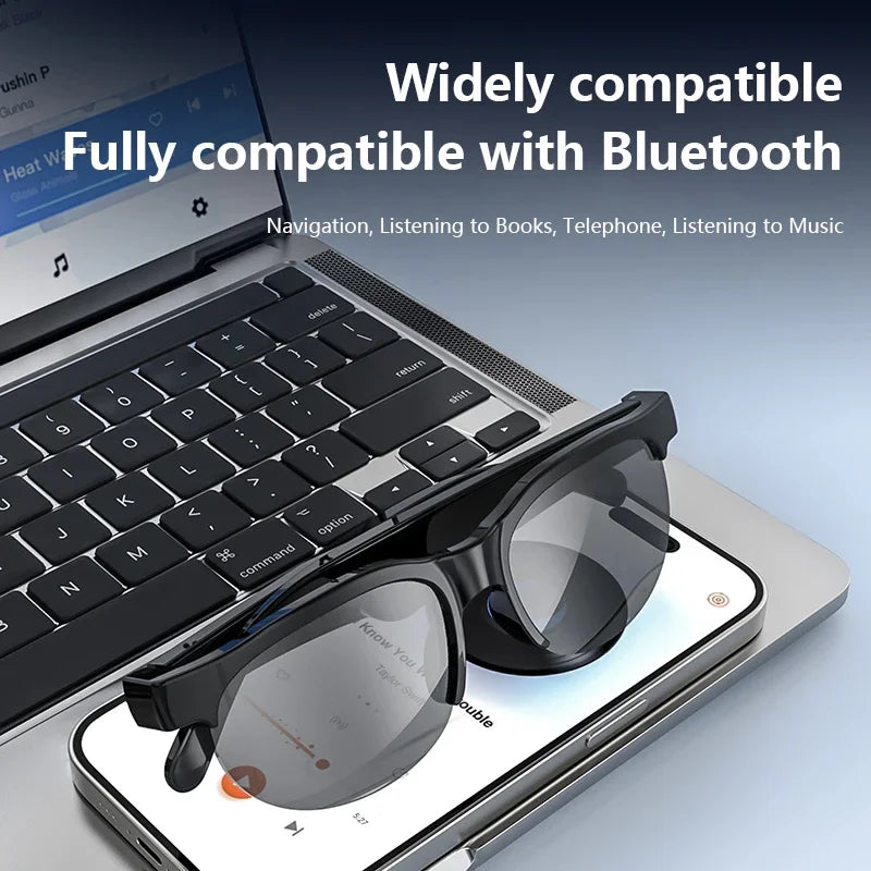 AI Smart Glasses With Bluetooth Audio And Translation