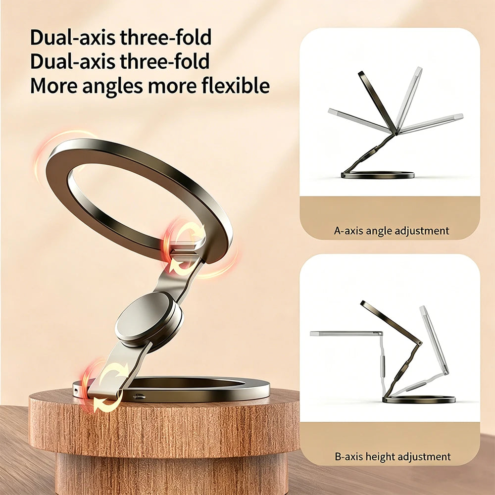 Magnetic Ring Phone Holder – 360° Rotating Ultra-Thin Stand