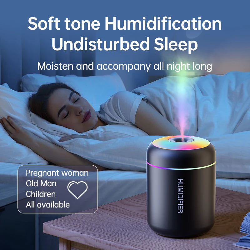 Mini USB Air Humidifier Aroma Diffuser For Home Or Car