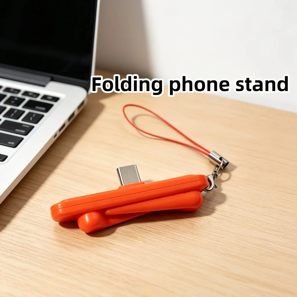 360° Rotating Fast Charging Phone Stand With USB-C Cable