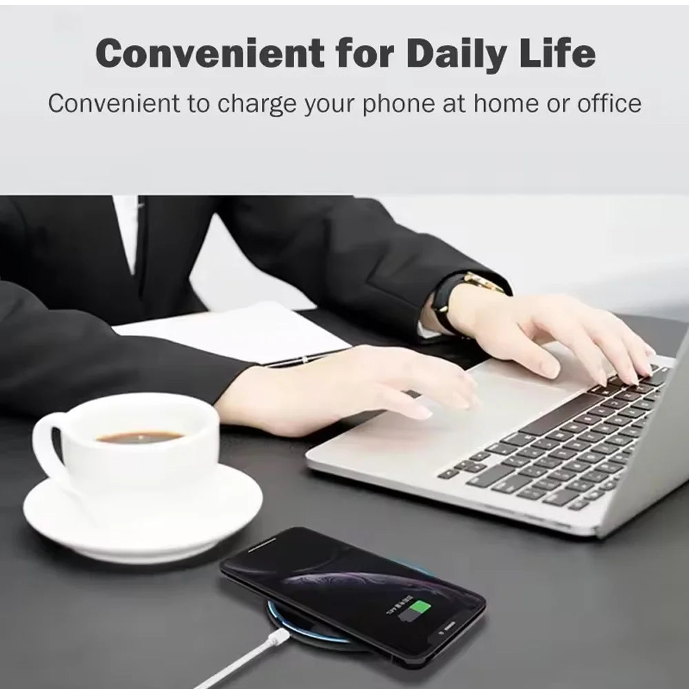 30W Wireless Charging Pad – Slim Fast Charge Dock