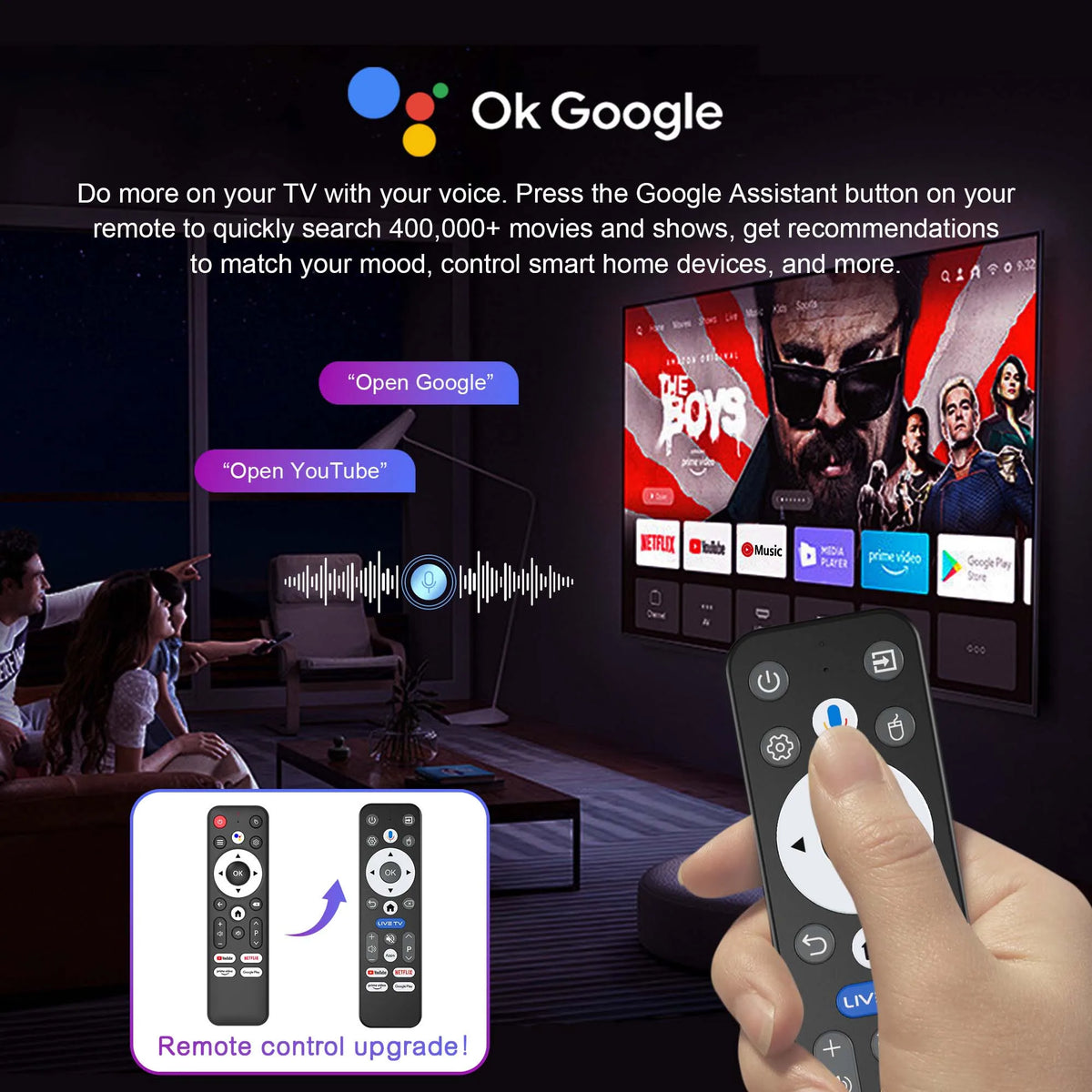 Android TV Box With 4K Streaming And Google Assistant