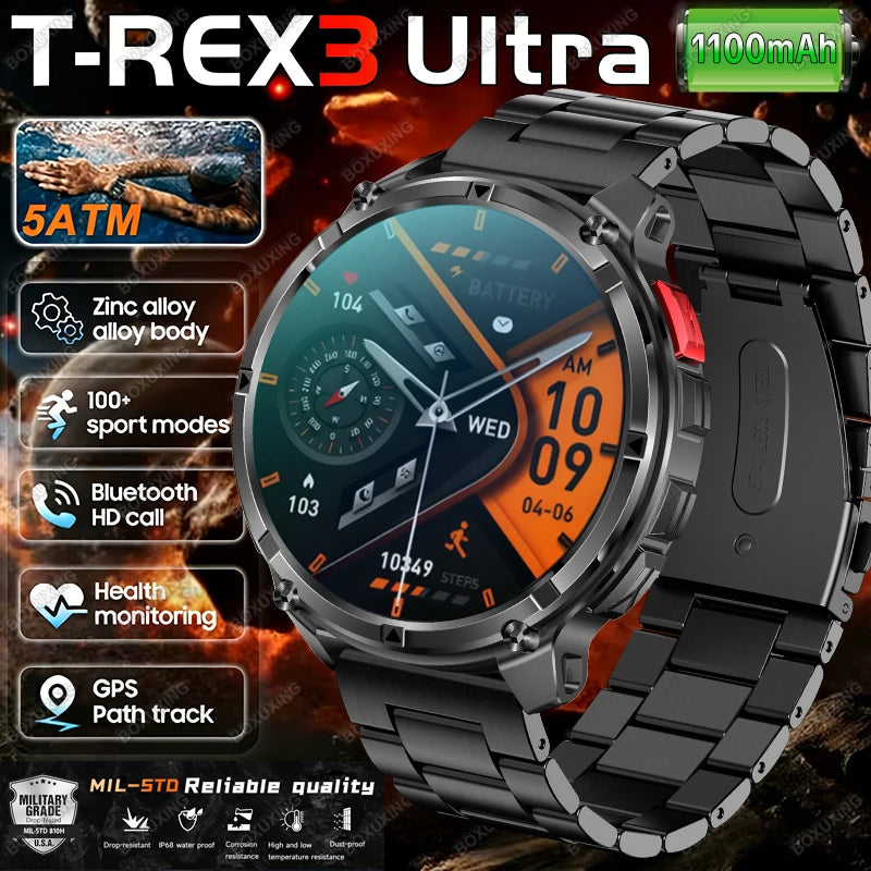 Outdoor Smart Watch with GPS – 21-Day Battery & Calls
