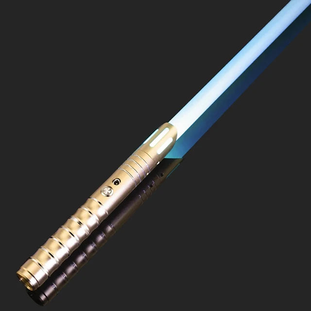Type 3 Gold RGB Color Metal RGB Lightsaber Toy – 14-Color Sound FX Sword