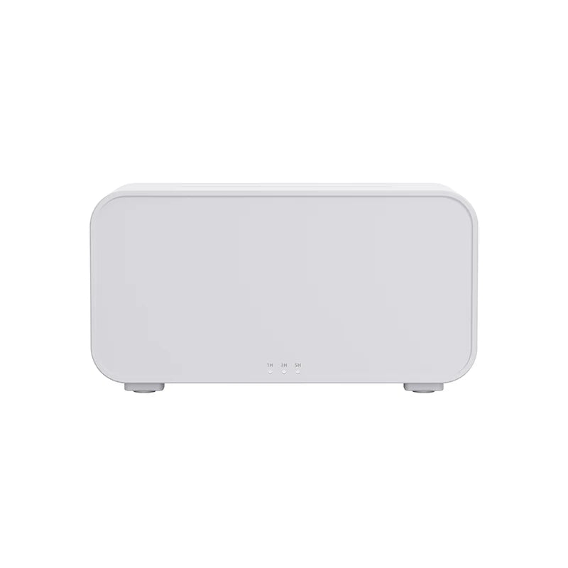 White Color Flame Effect Aromatherapy Humidifier with LED Lights