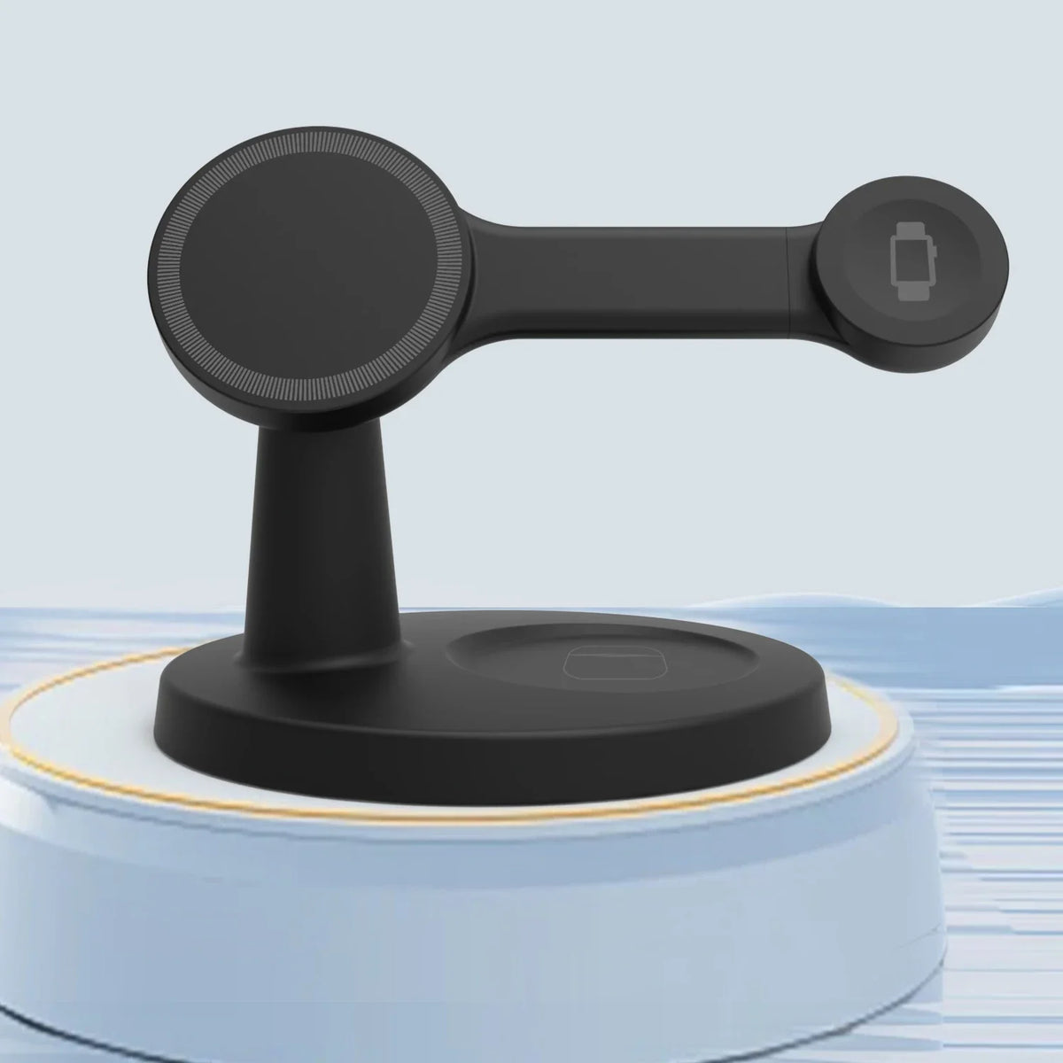 3-in-1 Magnetic Wireless Charging Stand for Apple
