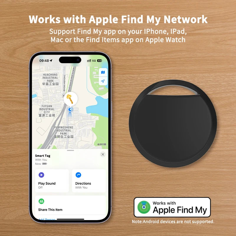 Bluetooth Luggage Tracker Tag For Apple Find My & Keys