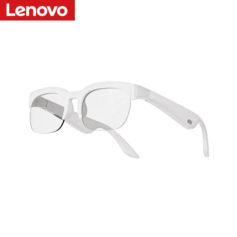 White Color AI Smart Glasses With Bluetooth Audio And Translation