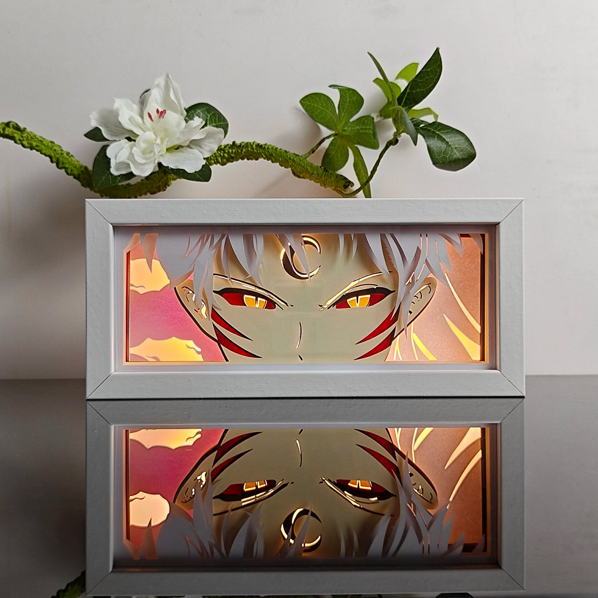 L-71 Color Anime Paper-Cut 3D LED Night Light With Remote Control