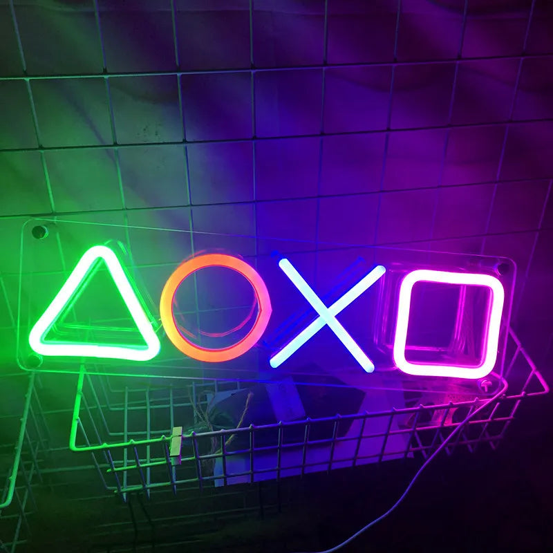 Custom LED Game Icon Neon Sign for Wall Decor