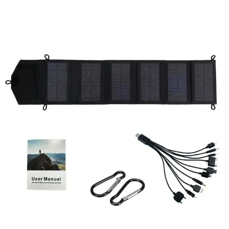 Foldable 15W Portable Solar Charger with USB Output