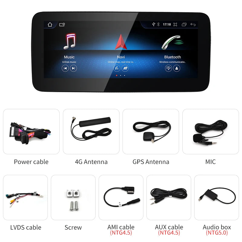 Android Car Multimedia Screen For Mercedes A-Class W176