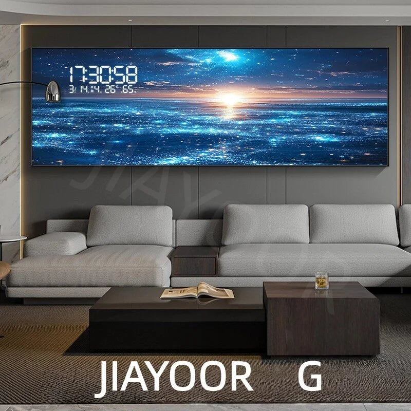 G Lampshade Color Modern Ocean Wave LED Wall Lamp With Crystal Accent