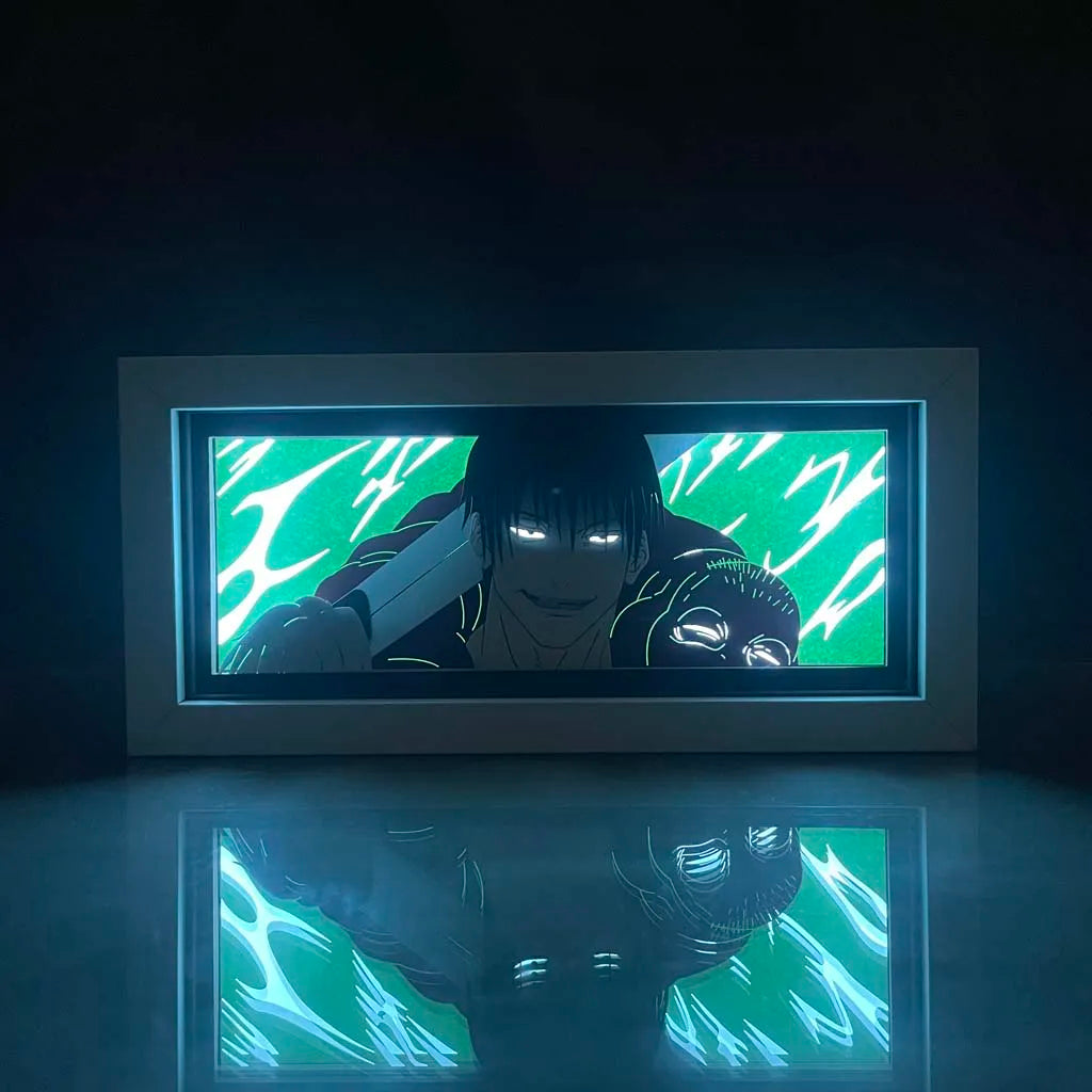 Anime Wood Light Box Lamp – 3D LED Paper Cut Night Light