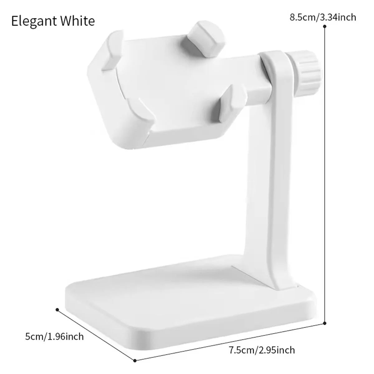 White Color Universal Smartwatch Charging Stand – Multi-Purpose Holder