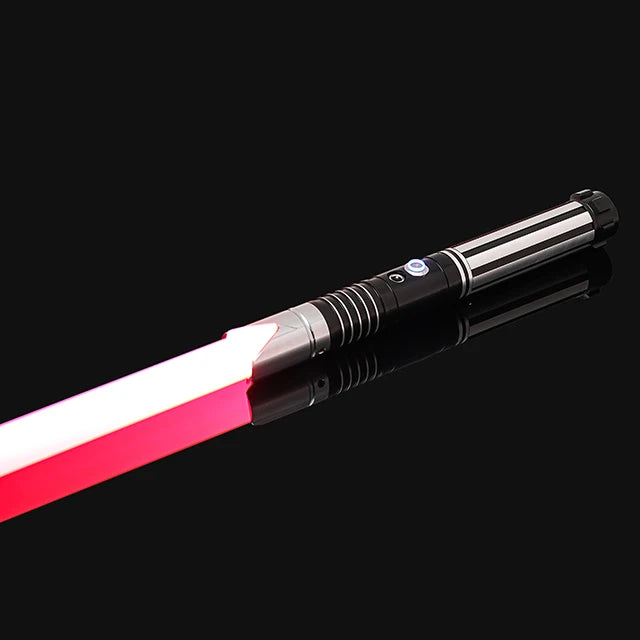 Type 9 Black RGB Color Metal RGB Lightsaber Toy – 14-Color Sound FX Sword