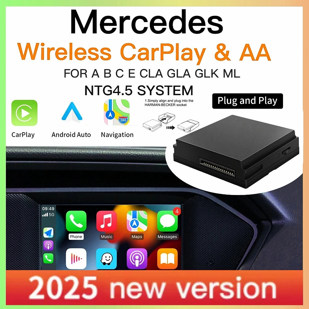 Wireless CarPlay Android Auto Upgrade Kit For Mercedes