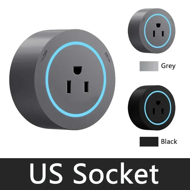 US-Socket Type Wall-Mounted Track Power Rail with Movable Sockets