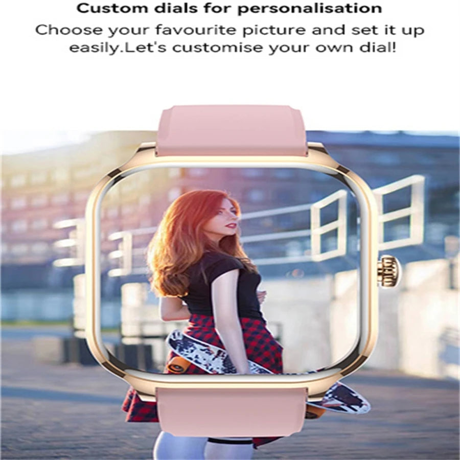 2.01" Bluetooth Smart Watch With Call & Fitness Tracking