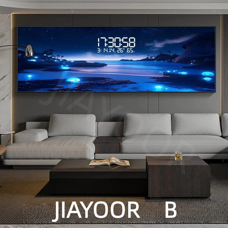 B Lampshade Color Modern Ocean Wave LED Wall Lamp With Crystal Accent