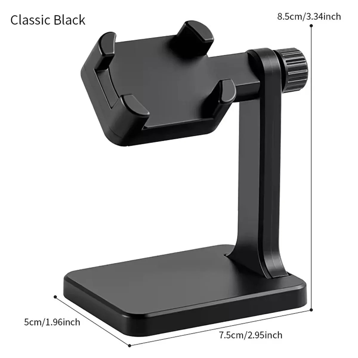 Black Color Universal Smartwatch Charging Stand – Multi-Purpose Holder