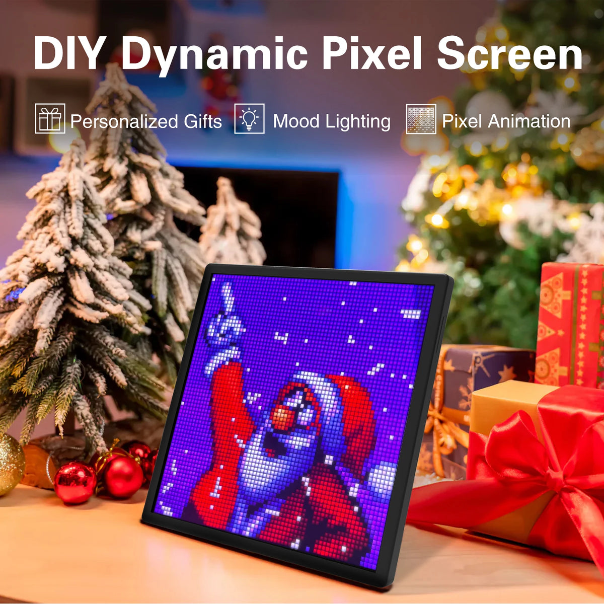 LED Pixel Art Display Frame 64x64 RGB Smart Night Light