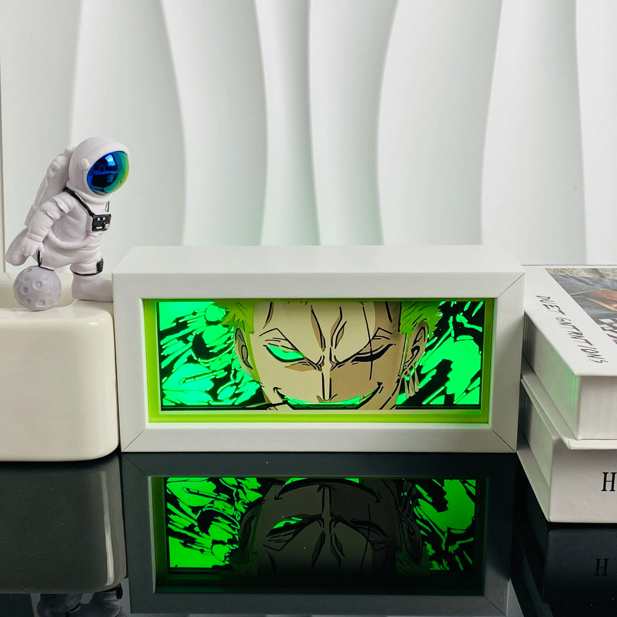134-RGB Color Anime Paper Cut Shadow Light Box Night Light Decor