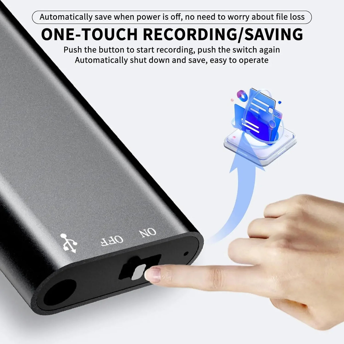 Mini Digital Voice Recorder MP3 Player With USB Storage