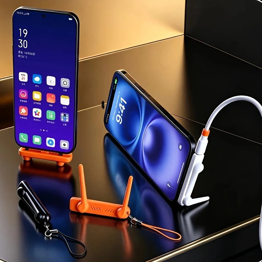 360° Rotating Fast Charging Phone Stand With USB-C Cable