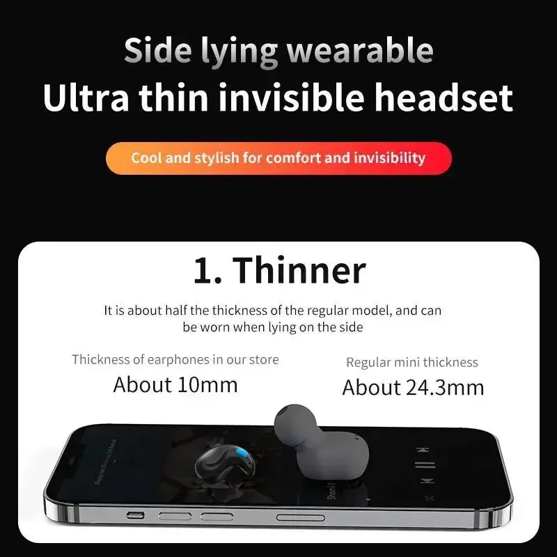 Bluetooth 5.3 TWS In‑Ear Earbuds With Charging Case