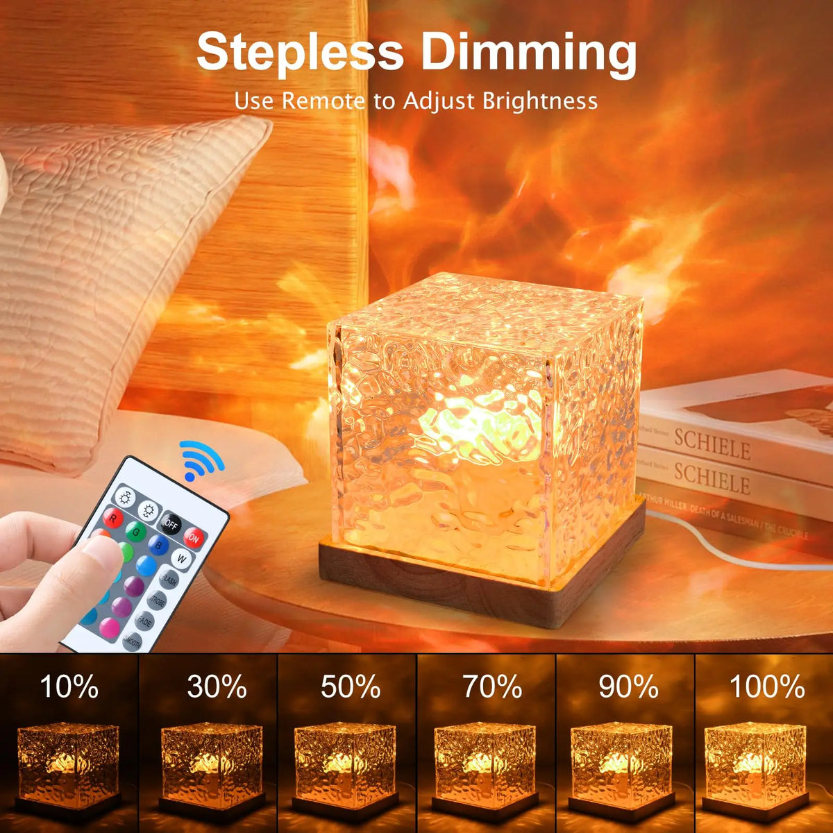 Ocean Wave Aurora Projector Lamp With 16 RGB Colors