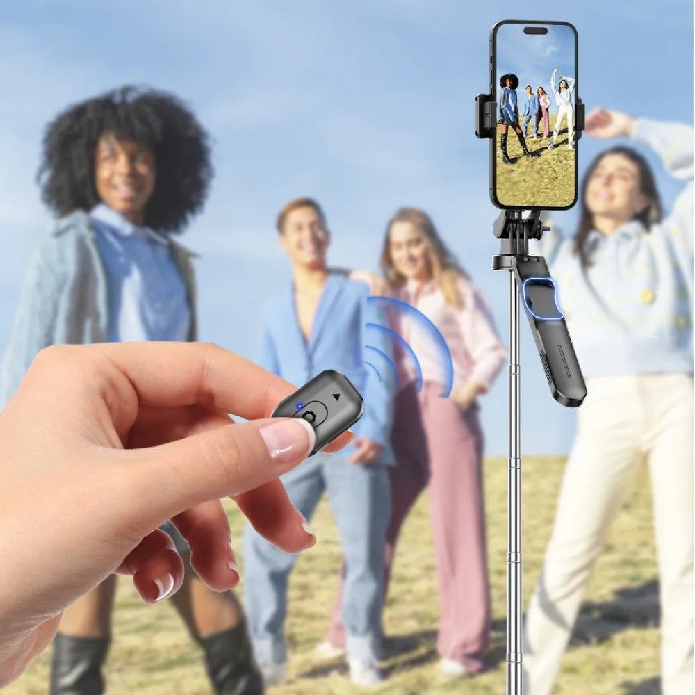 Bluetooth Selfie Stick Tripod with 1708 mm Extendable Pole