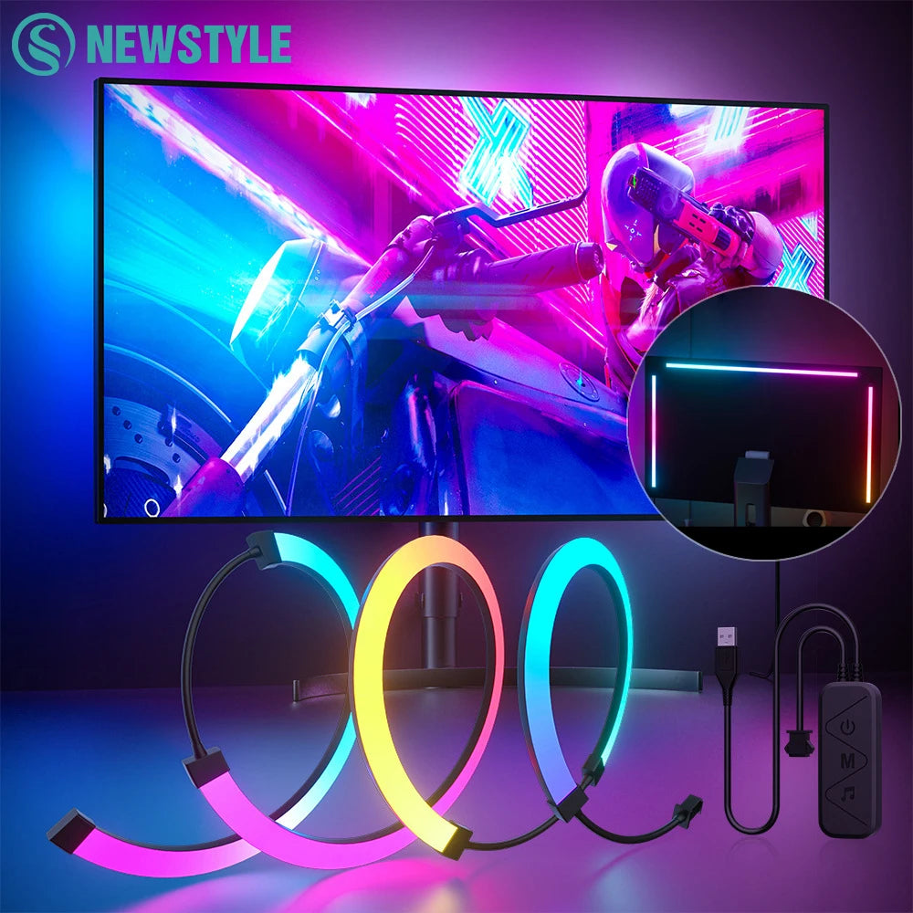 RGB Monitor Backlight Strip – Screen Sync & Music Mode