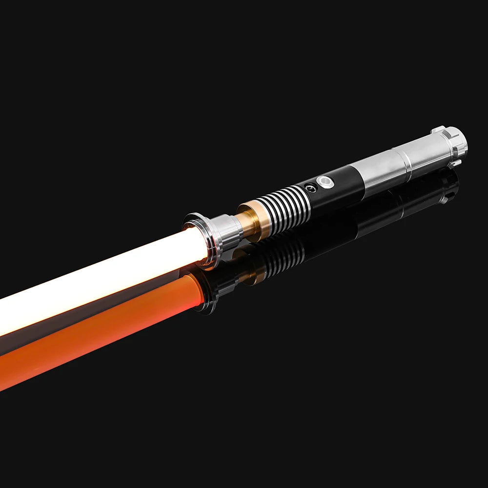 Metal RGB Lightsaber Toy – 14-Color Sound FX Sword
