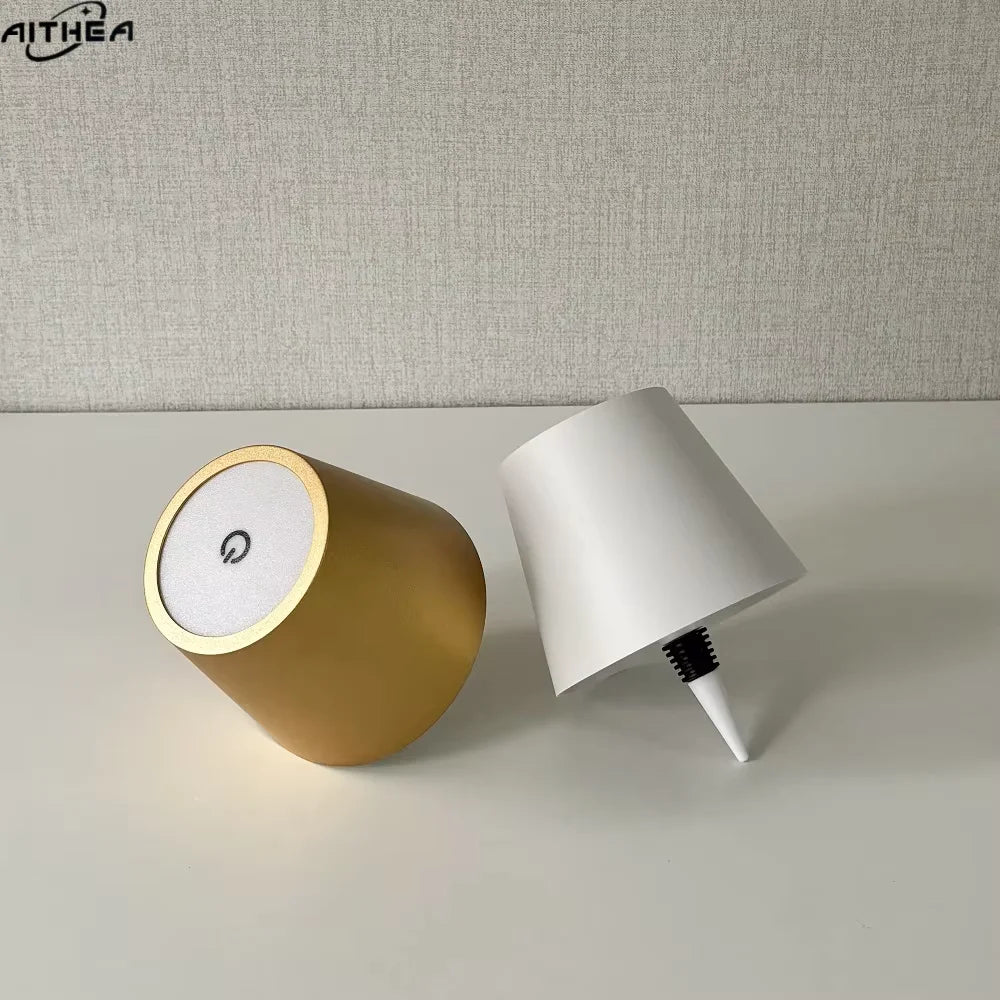 Rechargeable LED Bottle Table Lamp Touch Dimmable