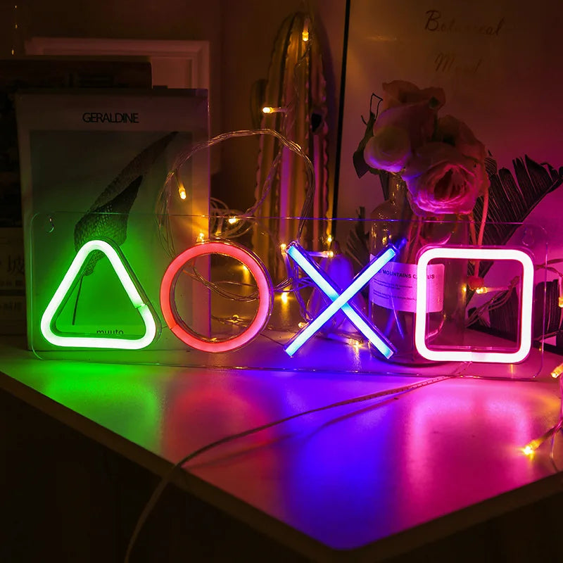 Custom LED Game Icon Neon Sign for Wall Decor