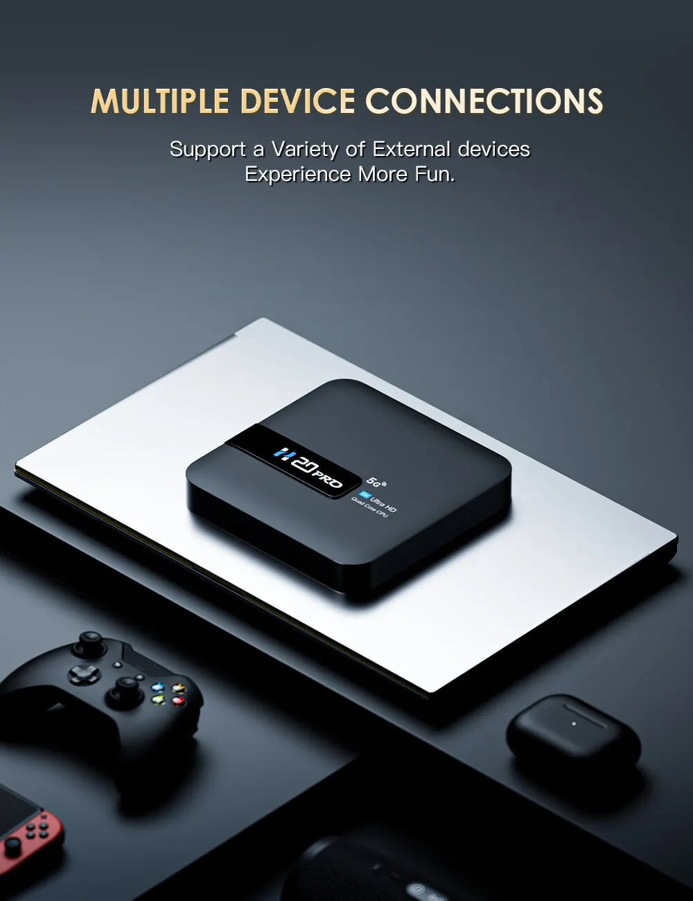 Android 10 6K Smart TV Box With WiFi 6 And HDR10