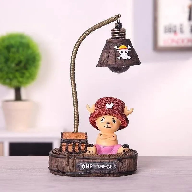 Anime Pirate Luffy LED Night Light Figure For Bedroom