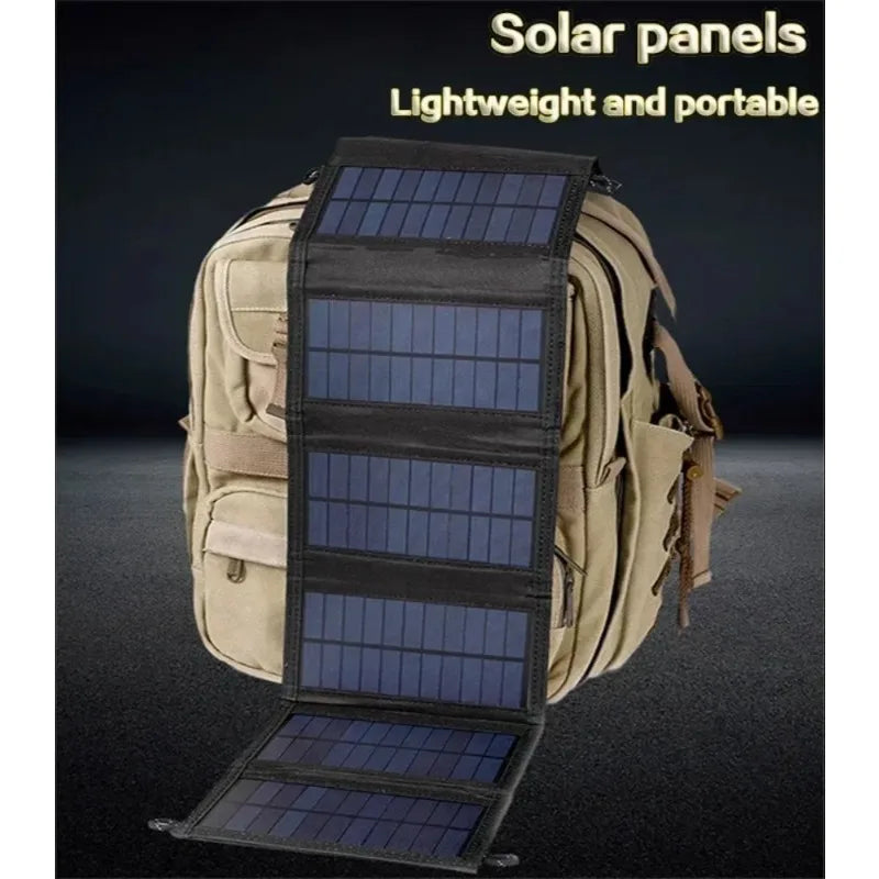 Foldable 15W Portable Solar Charger with USB Output