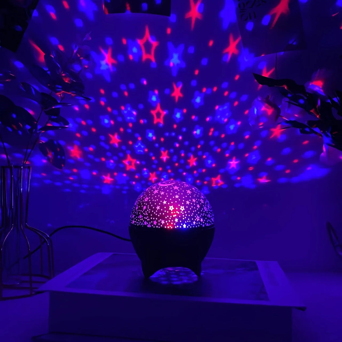 LED Starry Sky Night Light Projector – RGB USB Galaxy Lamp