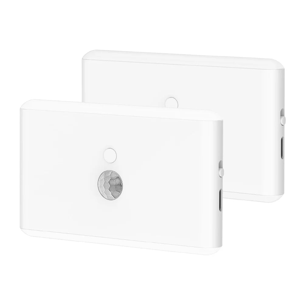 2PCS Emitting Color Magnetic LED Motion Sensor Night Light – USB Rechargeable