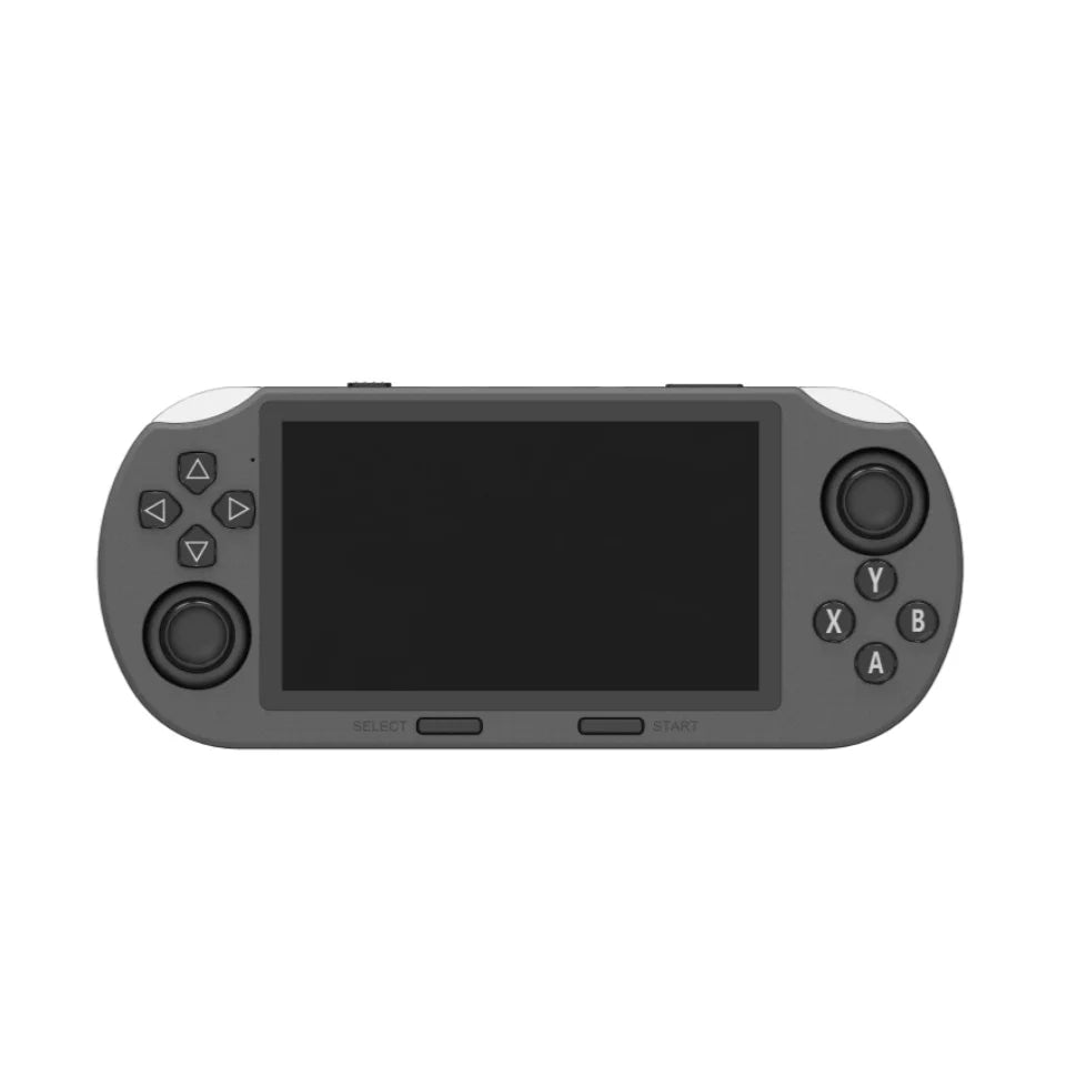 Black 64GB Color Retro Handheld Game Console 4.5" IPS Screen Linux
