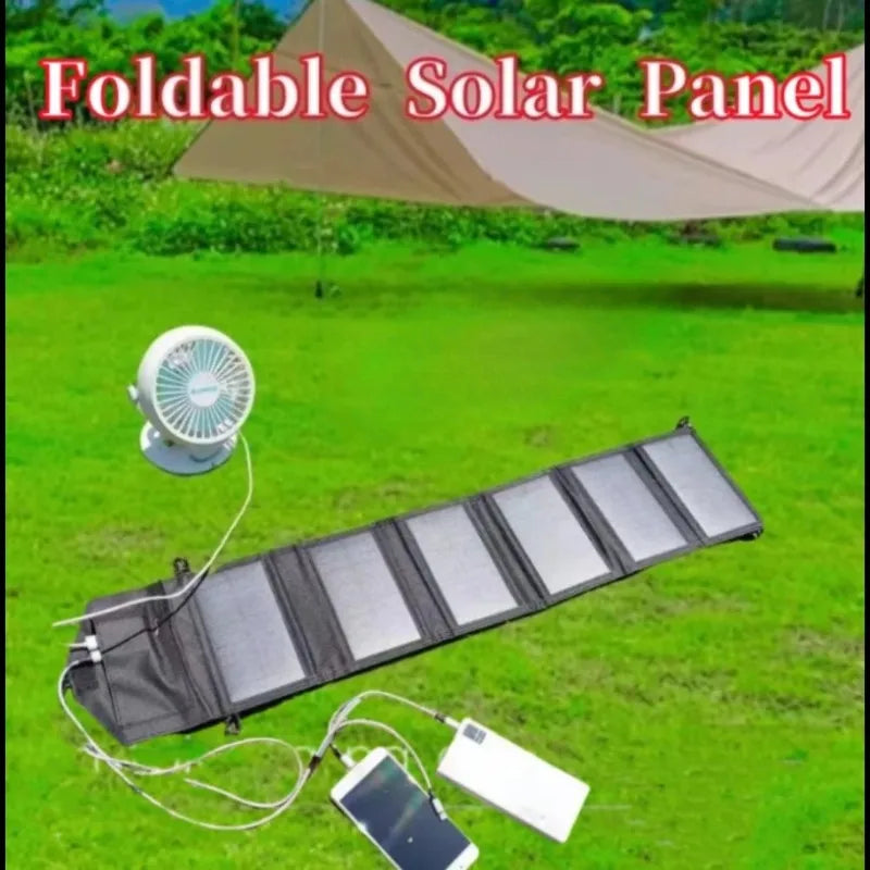 Foldable 15W Portable Solar Charger with USB Output