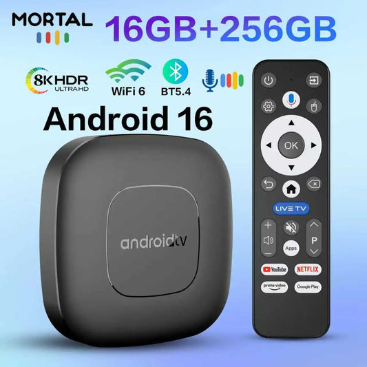 Android TV Box With 4K Streaming And Google Assistant
