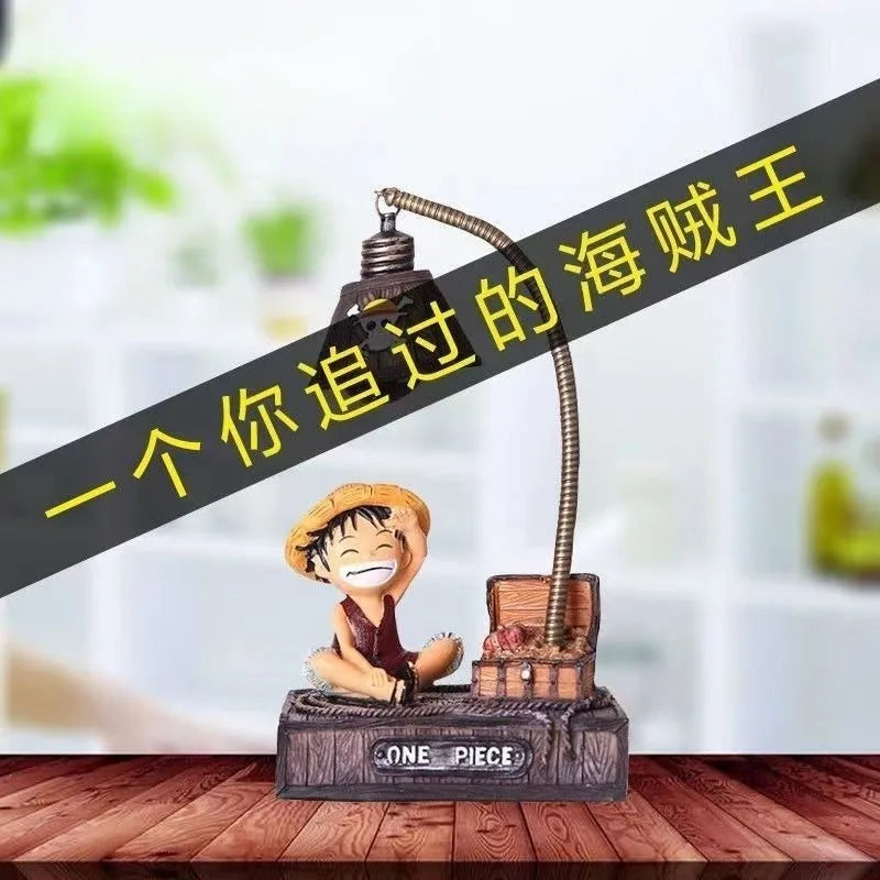 Anime Pirate Luffy LED Night Light Figure For Bedroom
