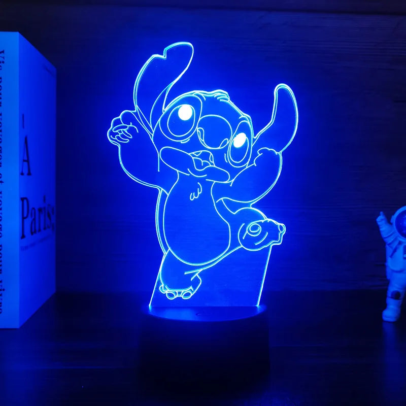 1 Color 3D Illusion Stitch LED Night Light – 7/16 Color Touch