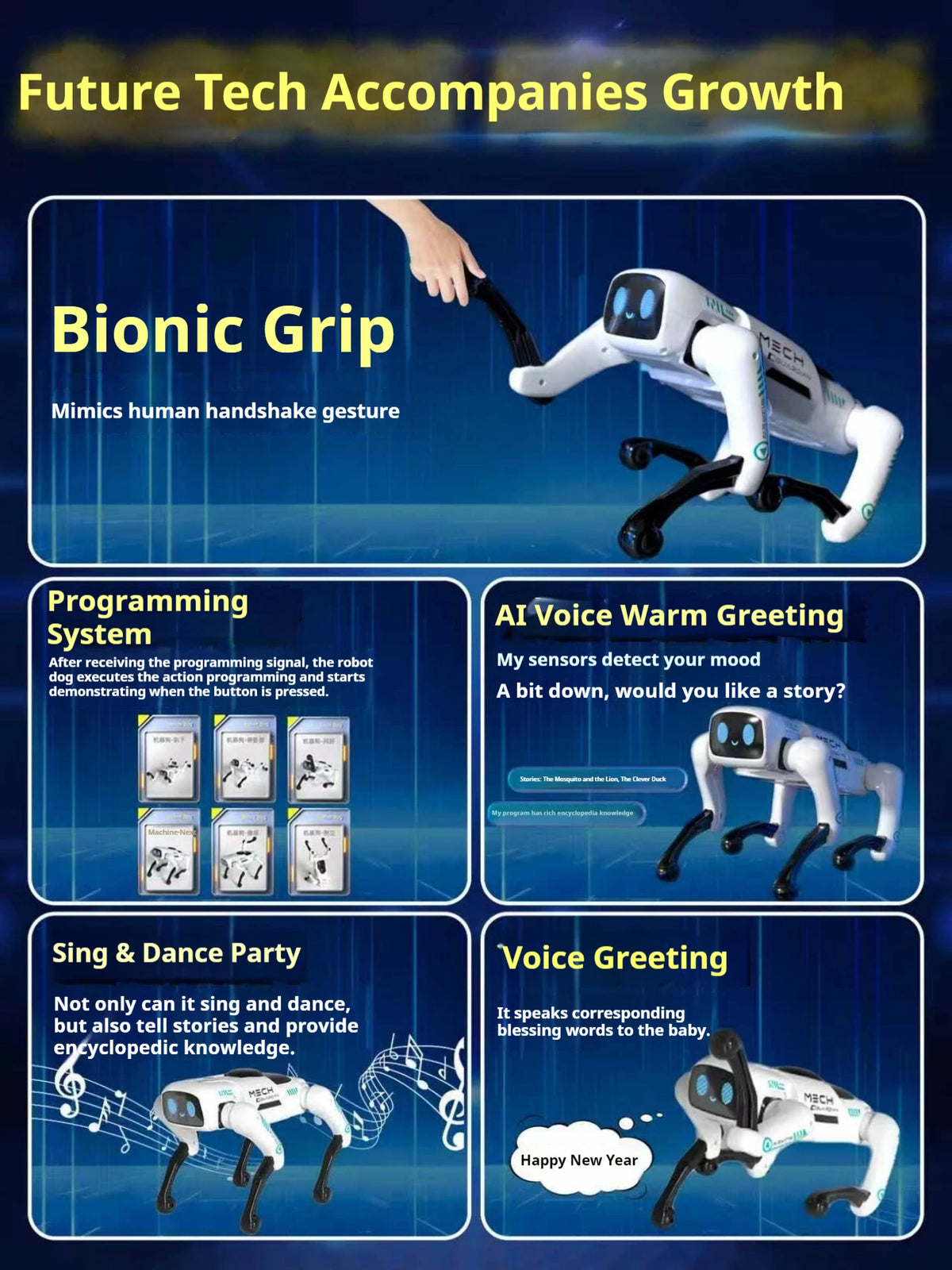 Interactive Smart Robot Dog Toy With Remote Control
