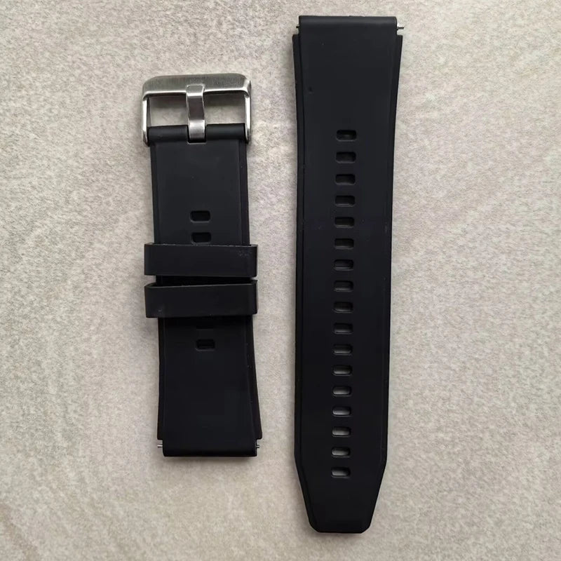 Black Silicone Color Outdoor Smart Watch with GPS – 21-Day Battery & Calls